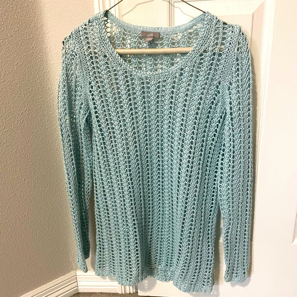 J.Jill xs light blue sweater